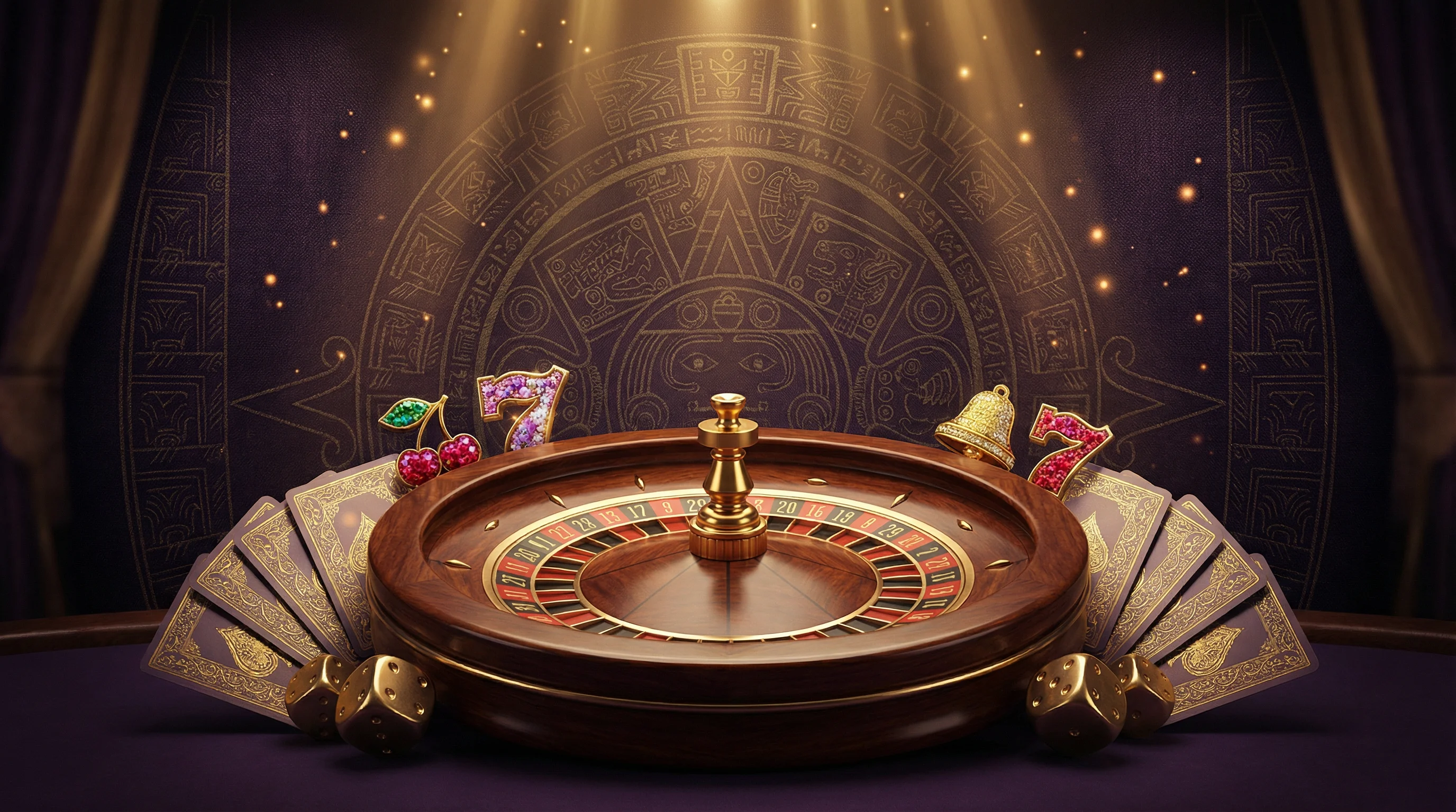 Casino en línea Resultados Progol con ruleta y cartas doradas